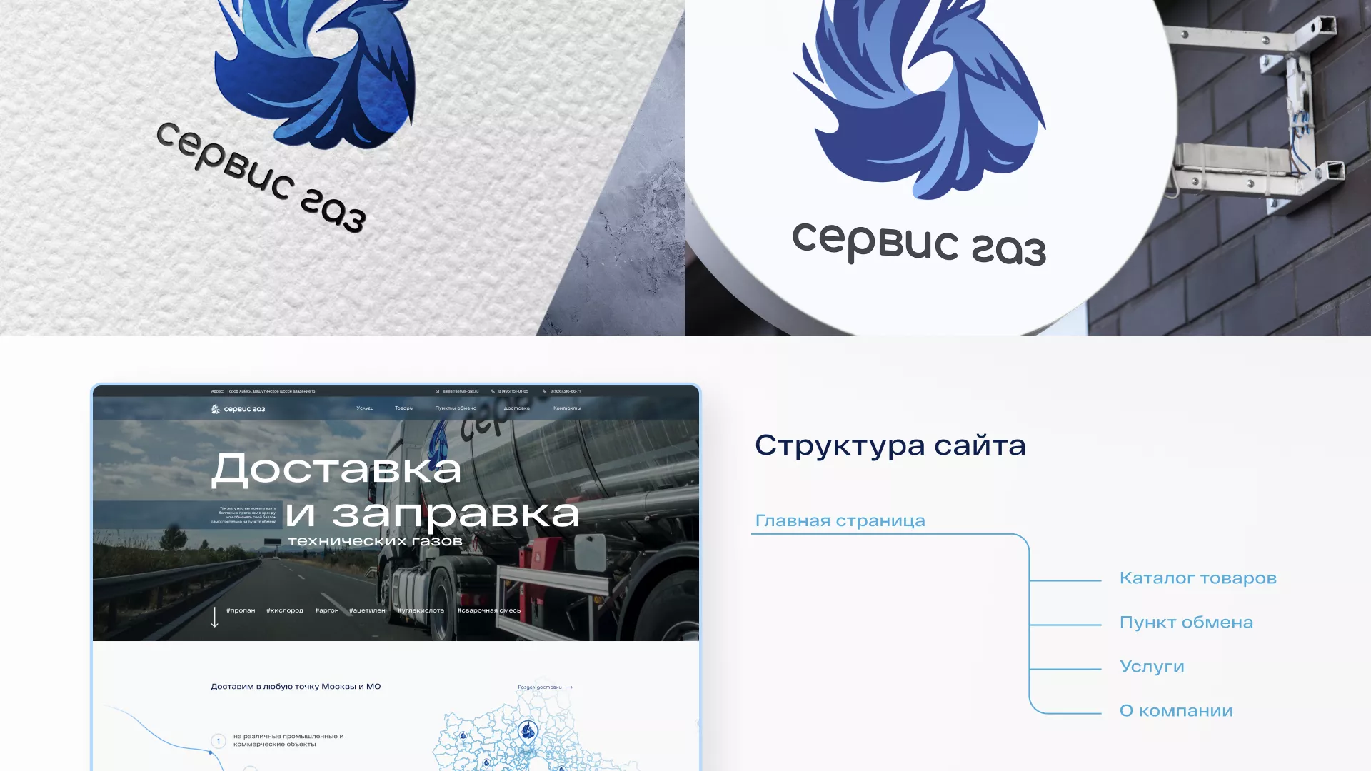 Создание сайта компании «Сервис газ» в Димитровграде