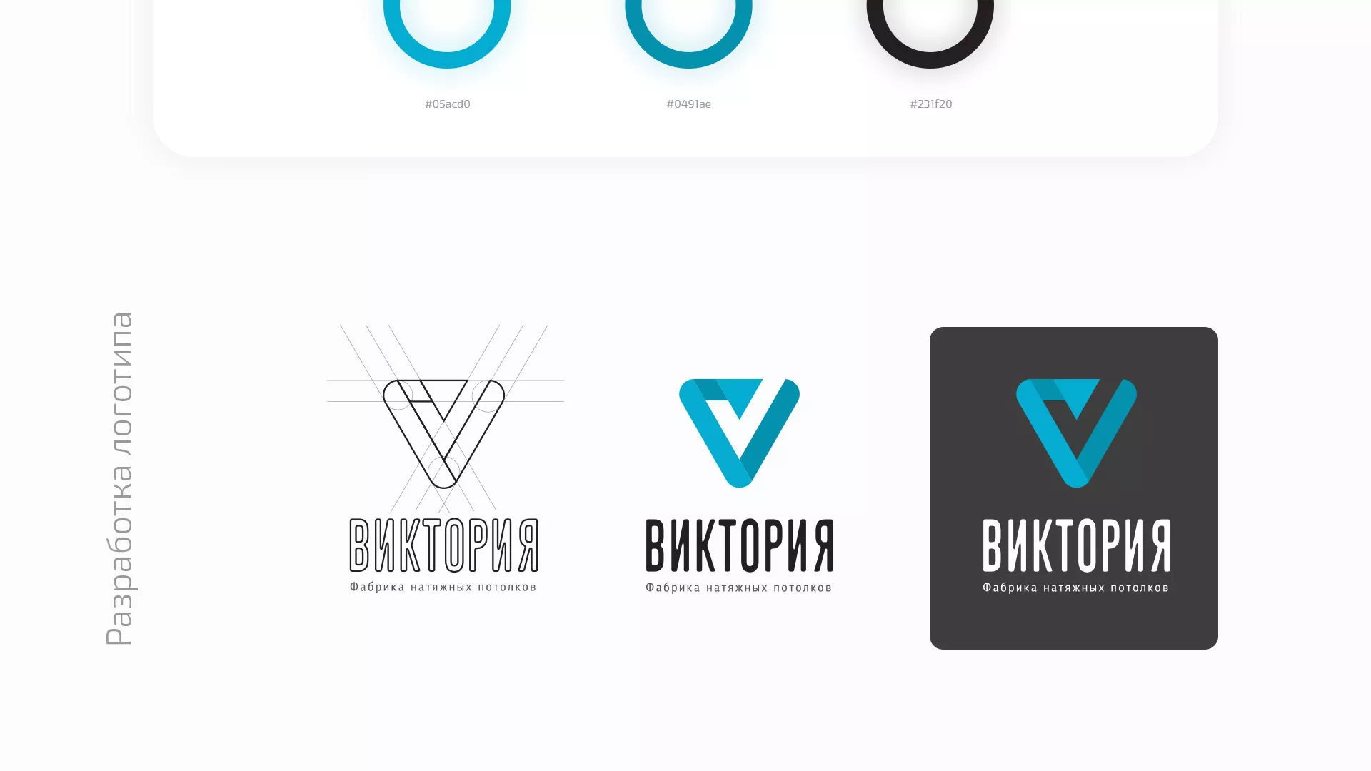 Разработка фирменного стиля компании по продаже и установке натяжных потолков в Димитровграде