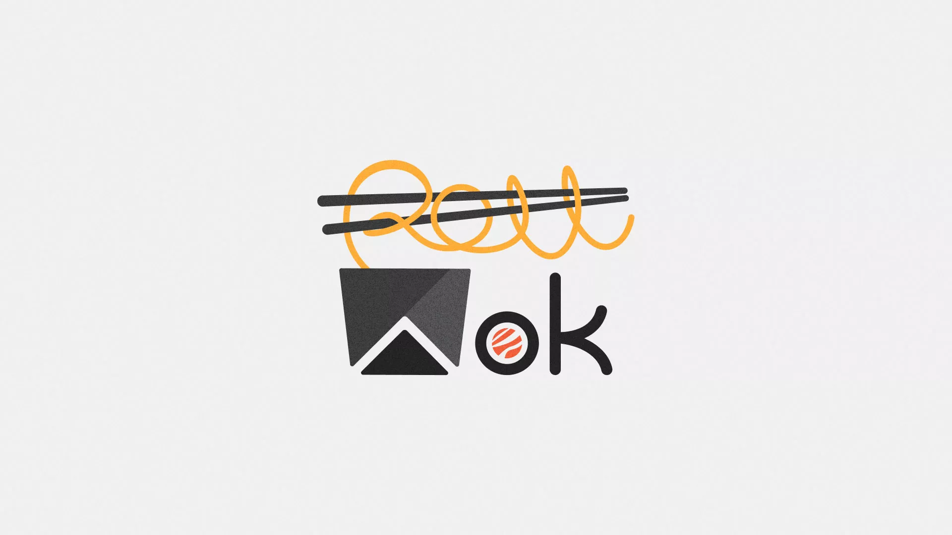 Разработка логотипа в Димитровграде для суши-бара «Roll Wok Club»